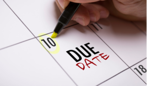 tax calendar deadlines