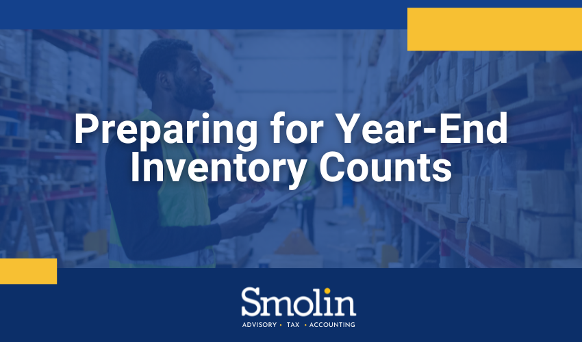 Preparing for YearEnd Inventory Counts