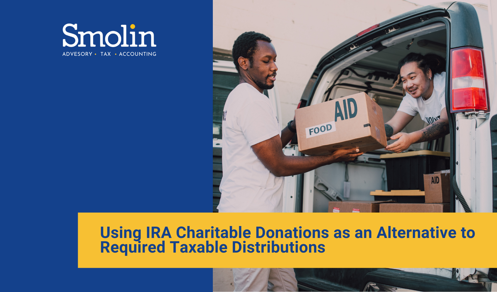 Using IRA Charitable Donations as an Alternative to Required Taxable